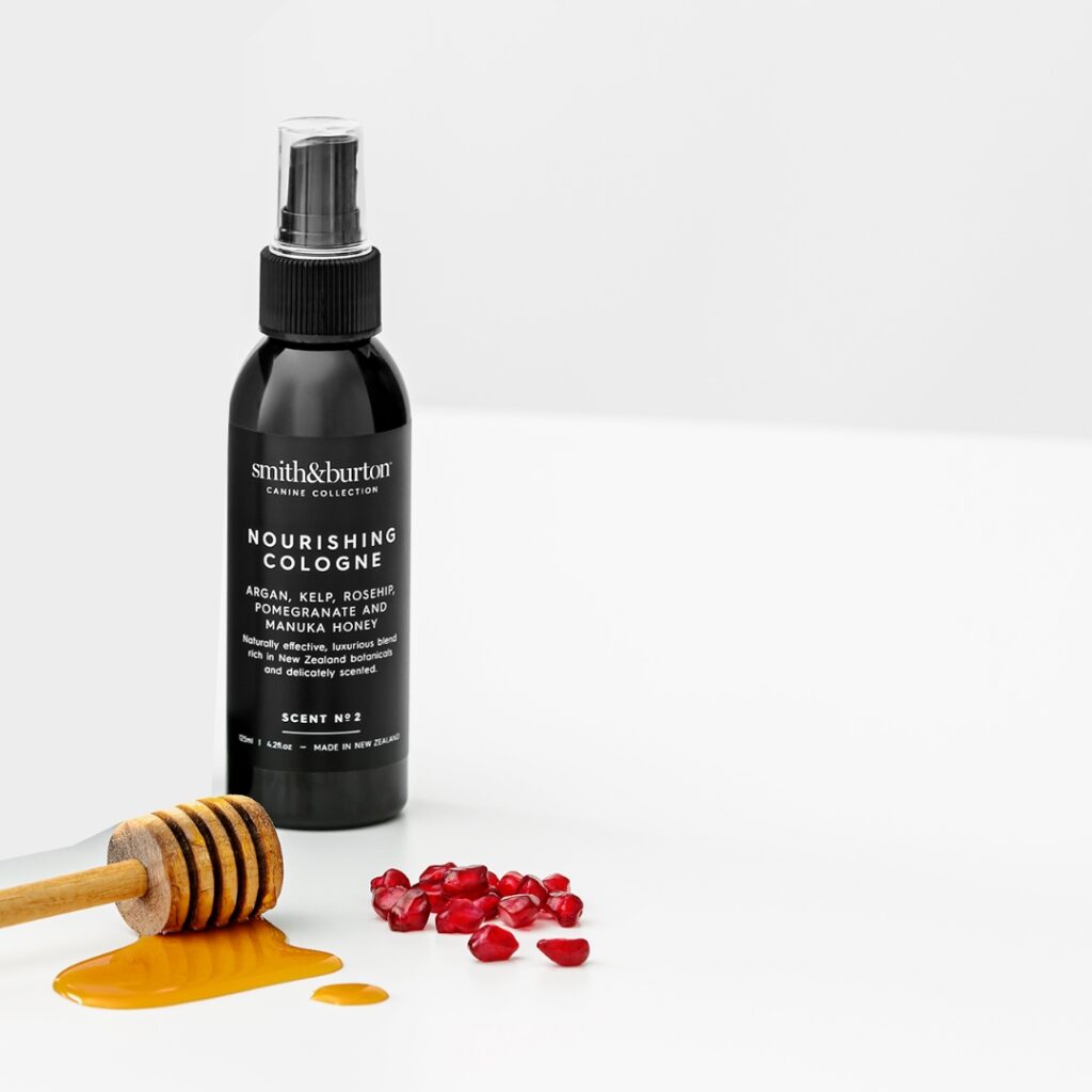 Spray cologne nourrissant naturel pour chien – finition et protection du pelage