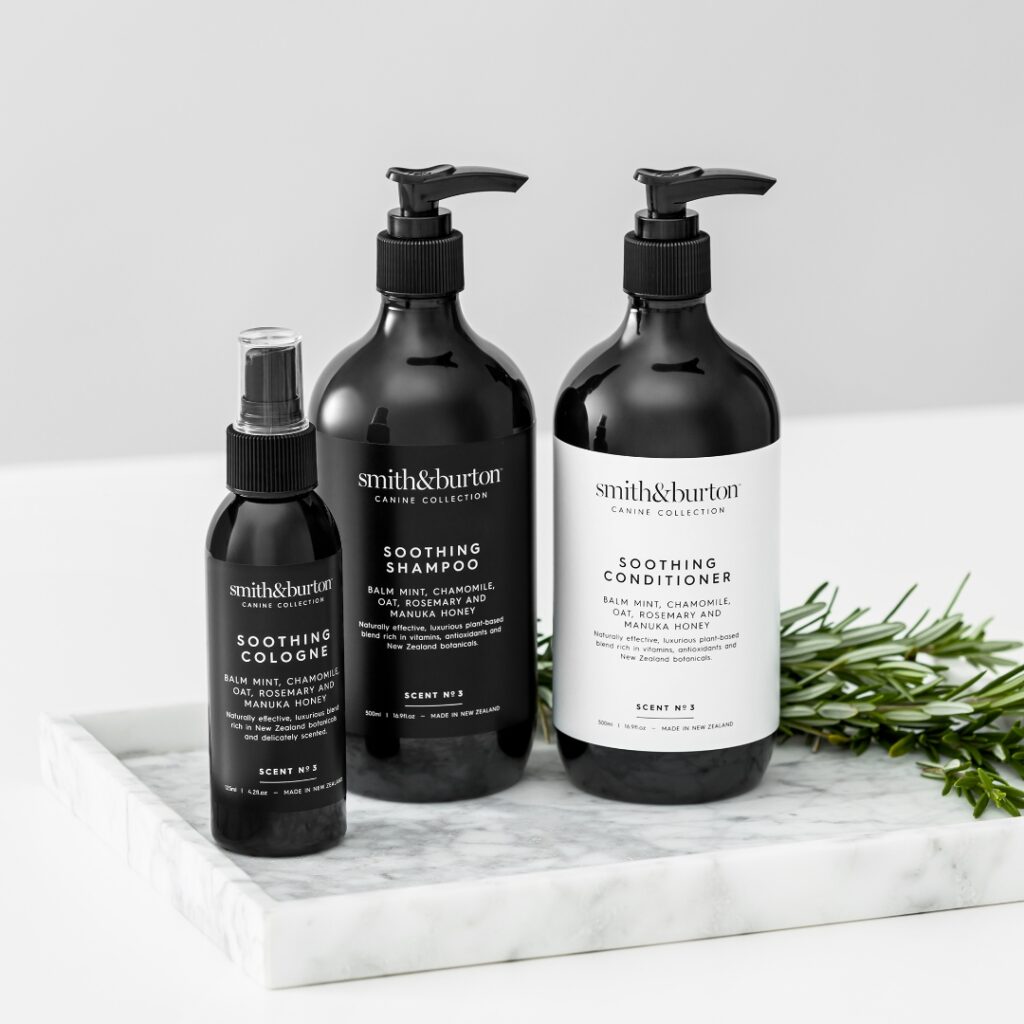 Spray cologne apaisant naturel pour chien – peau sensible et réactive