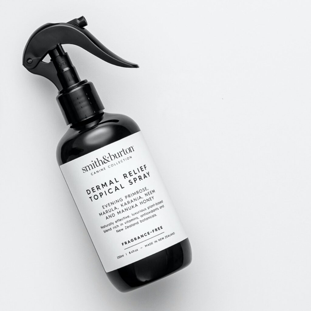 Spray topique dermo-réparateur naturel pour chien – Dermal Relief