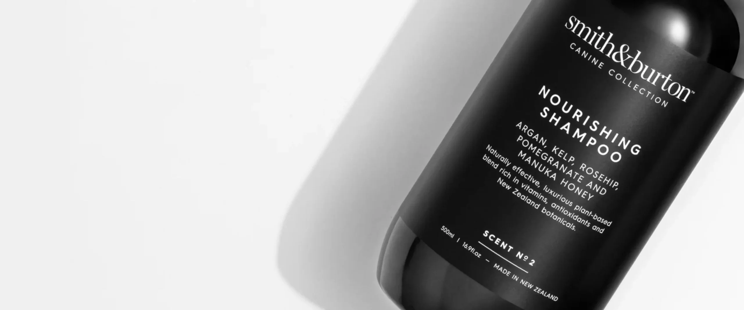 shampoing nourrissant, hydratant pour chien smithandburton