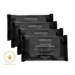 Lot de Lingettes nettoyantes naturelles pour chien, 4 paquets pour le prix de 3 – bambou biodégradable, sans parfum